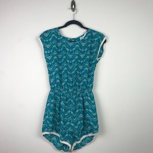 Turquoise Romper
